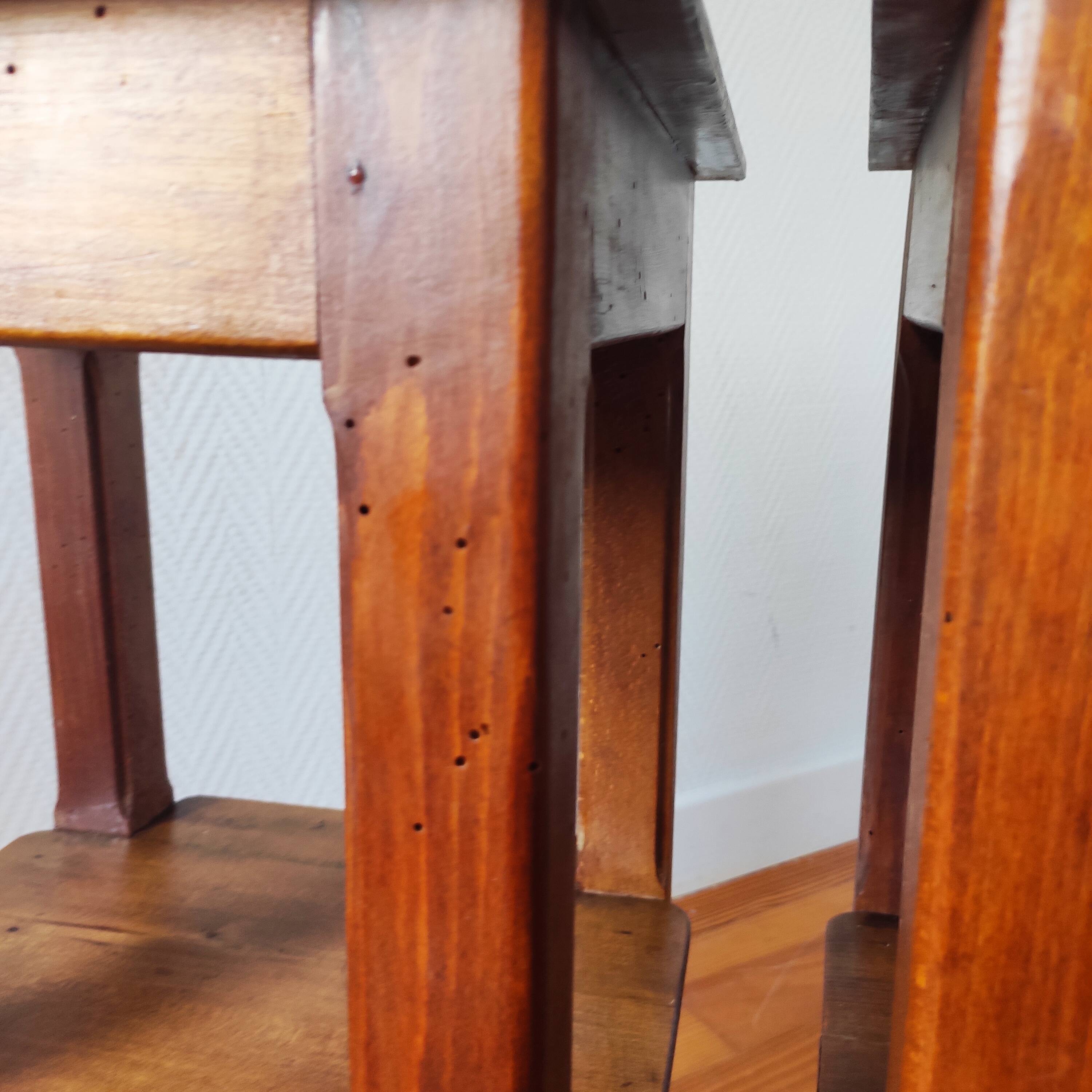 Pair of bedside tables, end of sofa, 1940/50