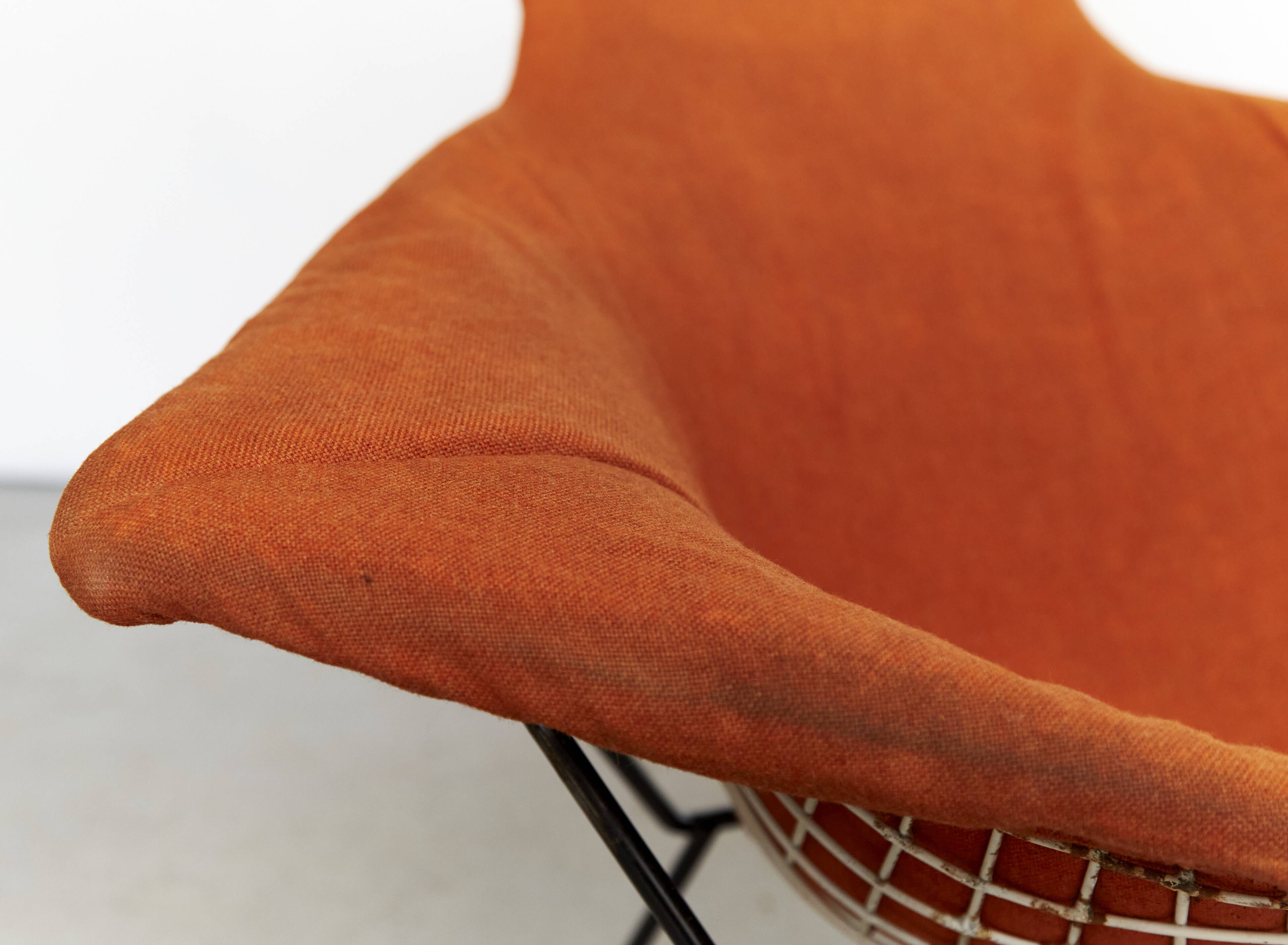 Chaise Bird et Ottoman par Harry Bertoia pour Knoll Inc. / Knoll International, années 1960