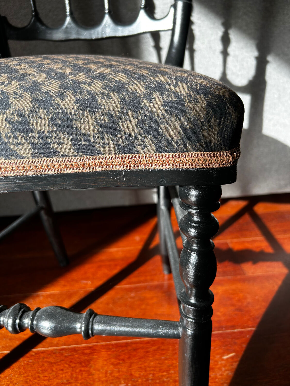 Two Napoleon III chairs, completely restored