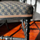 Two fully restored Napoleon III chairs.