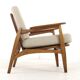 Armchair 'Bernhout' - mid century modern boomerang design