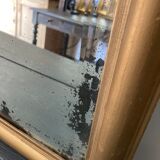 Gilded wooden mirror
