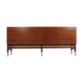Rosewood sideboard by Robert Debiève for "les Huchers Minvielle"