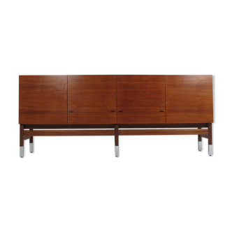 Rosewood sideboard by Robert Debiève for "les Huchers Minvielle"