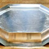 Bannette basket bread basket Art Deco silver metal Rosewood Christofle Alfenide