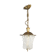 Suspension baladeuse or et verre 1950/70