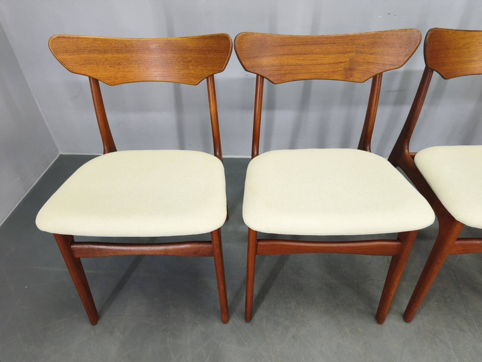 Set of 4 Danish Teak Dining Chairs by Schionning & Elgaard, 1960s