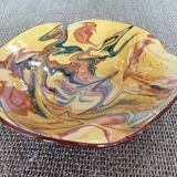 Glazed terracotta salad bowl