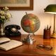 Globe vintage 1950 terrestre Girard Barrère Forest thomas - 26 cm