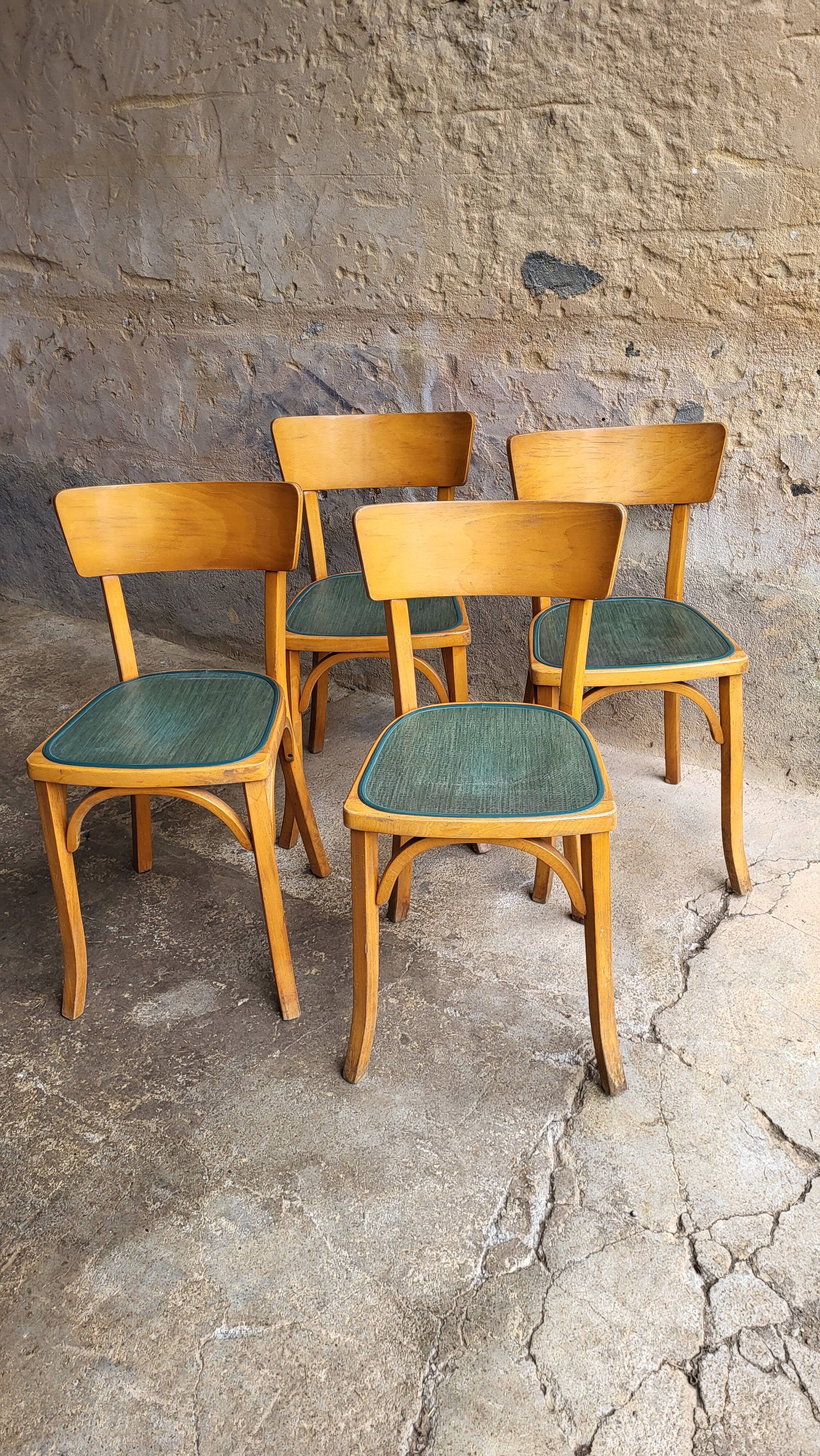 4 Baumann n°54 chairs