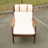 Pair of armchairs by Grete Jalk, Glostrup Publishing, Denmark