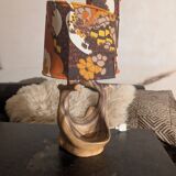 Faux-Wood Desk Lamp by Grand-Jean Jourdan for Vallauris, 1950s