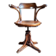 Fauteuil de bureau tournant J&J KOHN début XXe