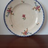 Assiette ancienne sarreguemines