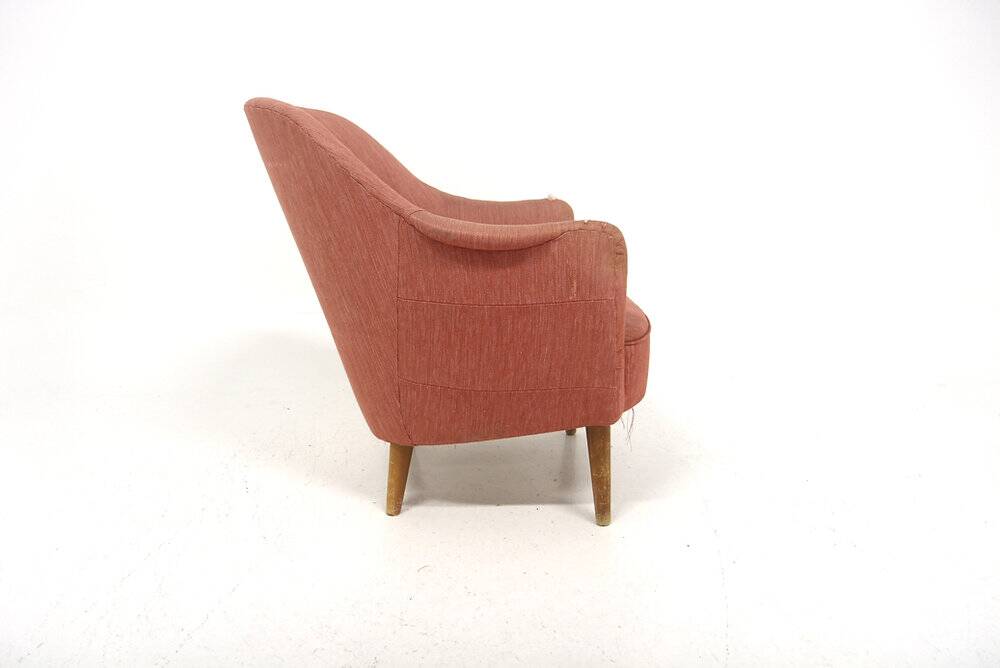 Fauteuil scandinave, Carl Malmsten, Suède, 1960