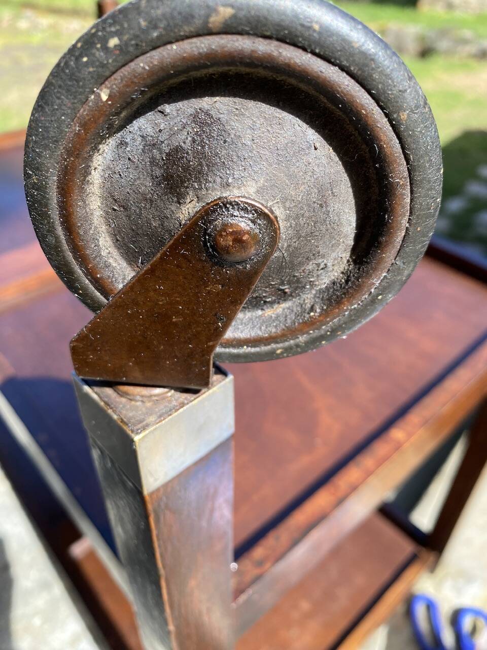 Serving trolley, rolling table, stamped ElloRolls from the 60s/70s