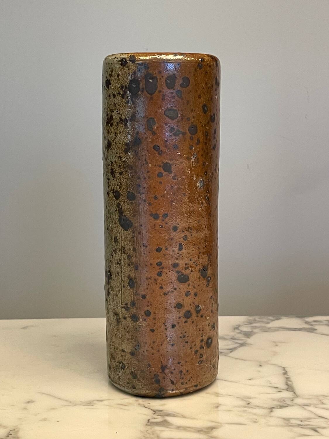 Glazed stoneware pitcher vase by Elke Montreau Lohoff