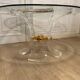 Lily table in plexiglass and gilded metal, 1970