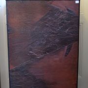 Bali furniture (sideboard) in polychromed banana leaves 54 x 91 x 38 cm