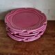 6 vintage dessert plates Georges Vallauris