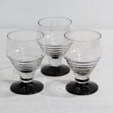 3 verres vintage