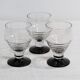 3 vintage glasses
