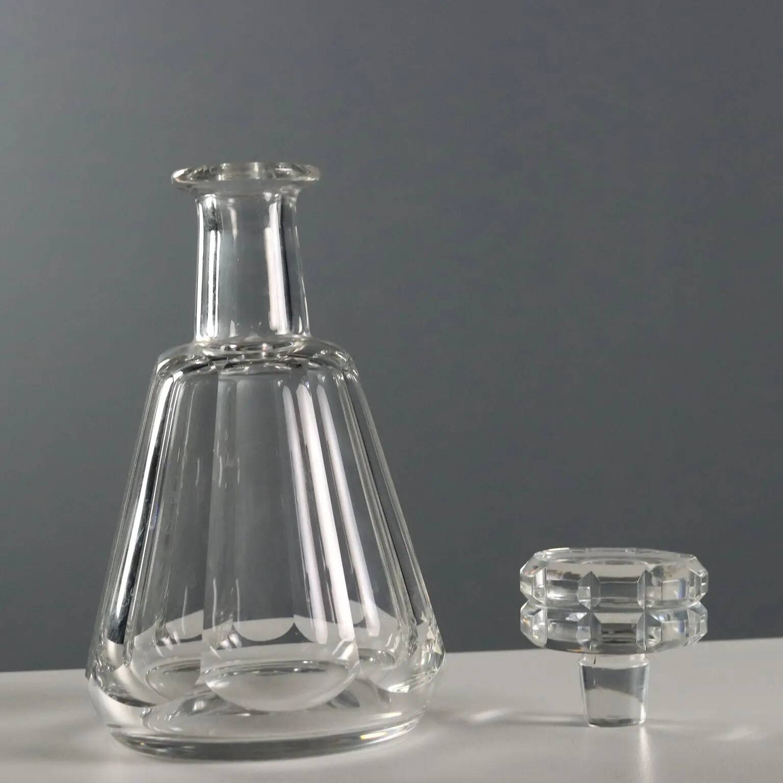 Vintage Baccarat crystal bottle France 20th Century
