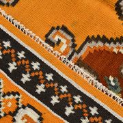 Wine Red & Orange Classic Vintage Kilim Rug, 171x289Cm