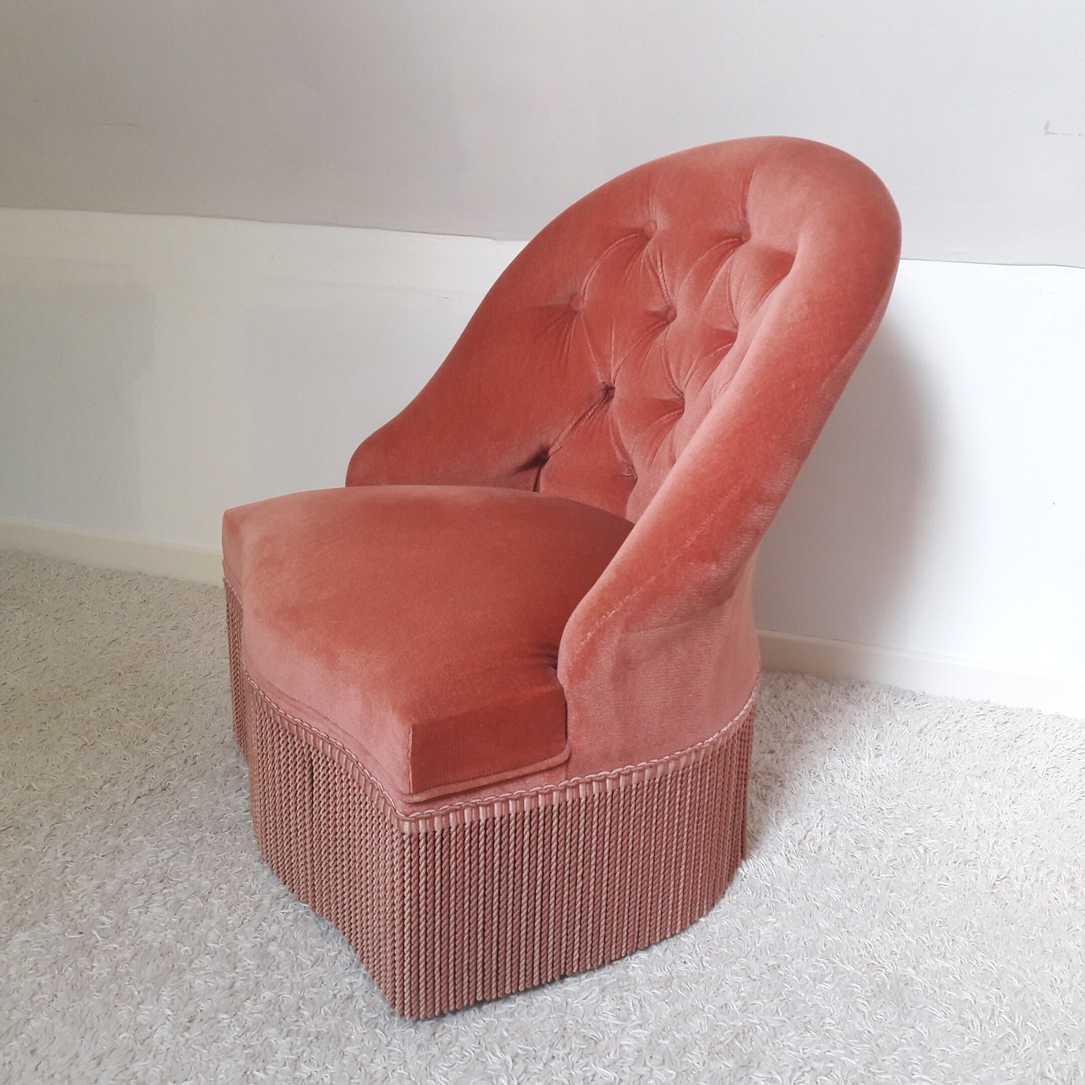 Velvet Toad armchair