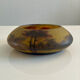 Circular glass bowl - hand-painted by Jean Simon Peynaud