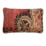 Vintage turkish rug cushion cover, 30 x 50 cm