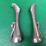 Duo of vases "swan"