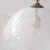 Italian Mid-Century 'Lava' Murano Glass Pendant Light