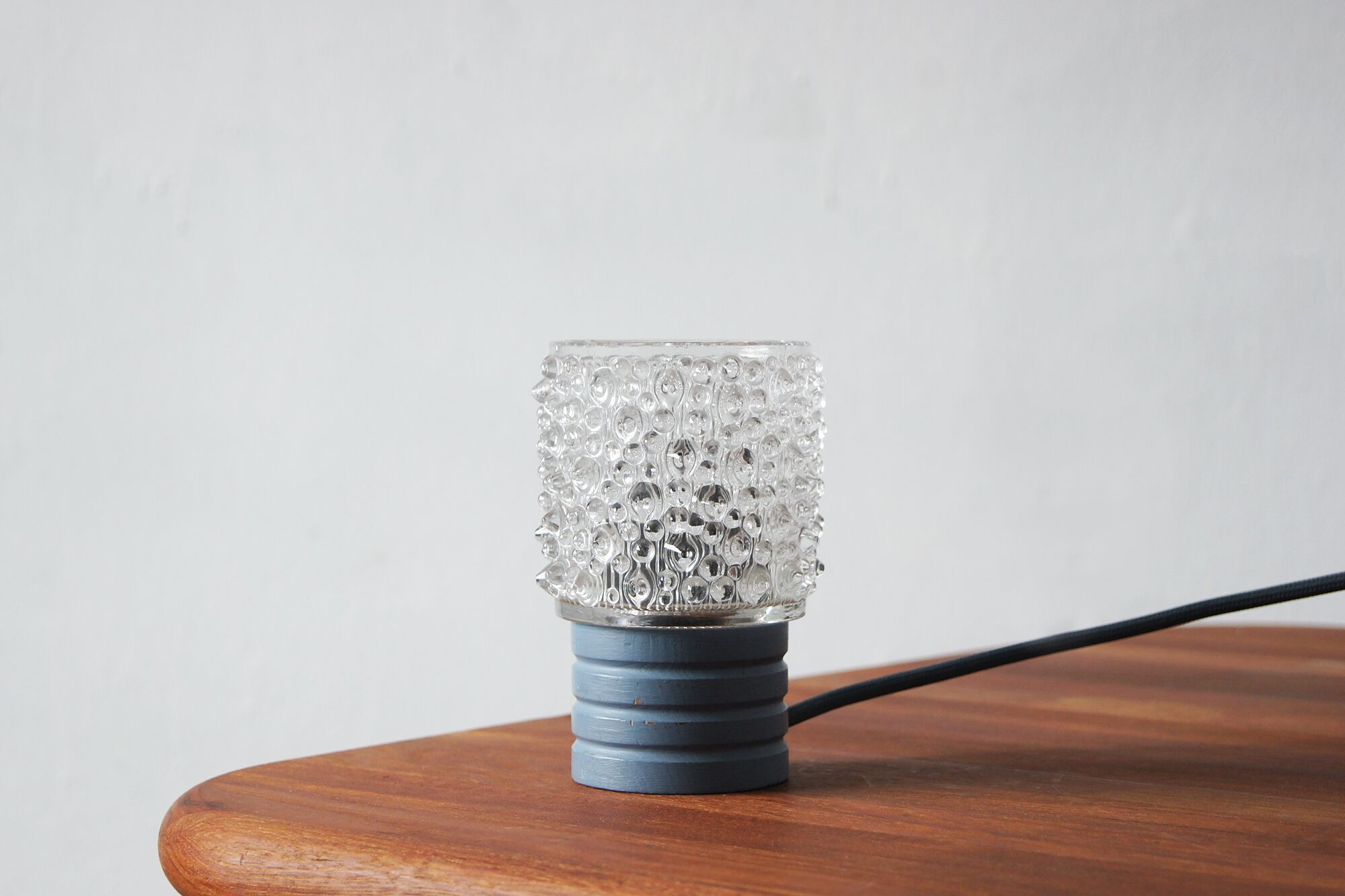 Mid-Century Blue Table Lamp, 1960s