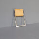 Tabouret pliant Poul Kjaerholm PK91 pour Fritz Hansen