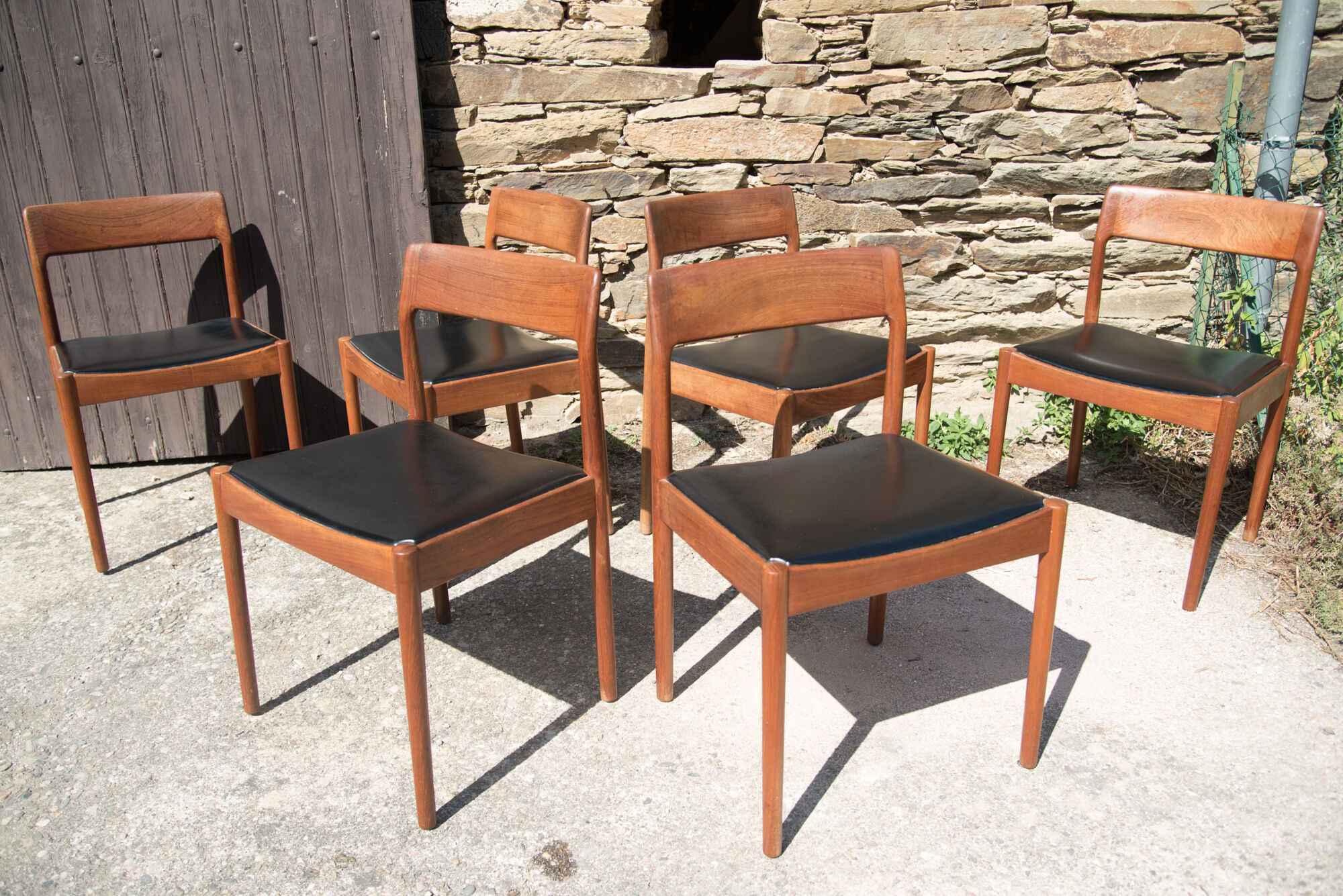 Série de 6 chaises danoises Møbelfabrik