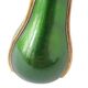 Soliflore vase legras imperial green copper decors enhanced with gold unsigned