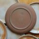 10 dessert plates in sandstone from the vintage 70s marsh