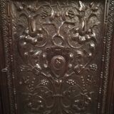 Pair of 19th century dark walnut display cases
