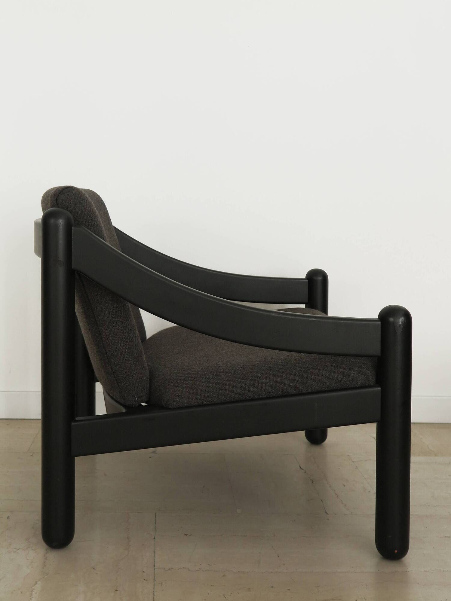 Italian Carimate armchair designed by Vico Magistretti for Cassina  1960s