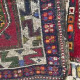 Very nice little carpet yastik anatolia handmade