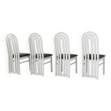 Set of 4 eighties design chairs 'Meern'