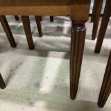 Set of six art deco chairs