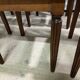 Lot six chaises art deco