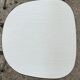 Chaises Formica  blanc pieds compas