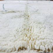 Large traditional handwoven Azilal Berber rug, size 3/4 m.