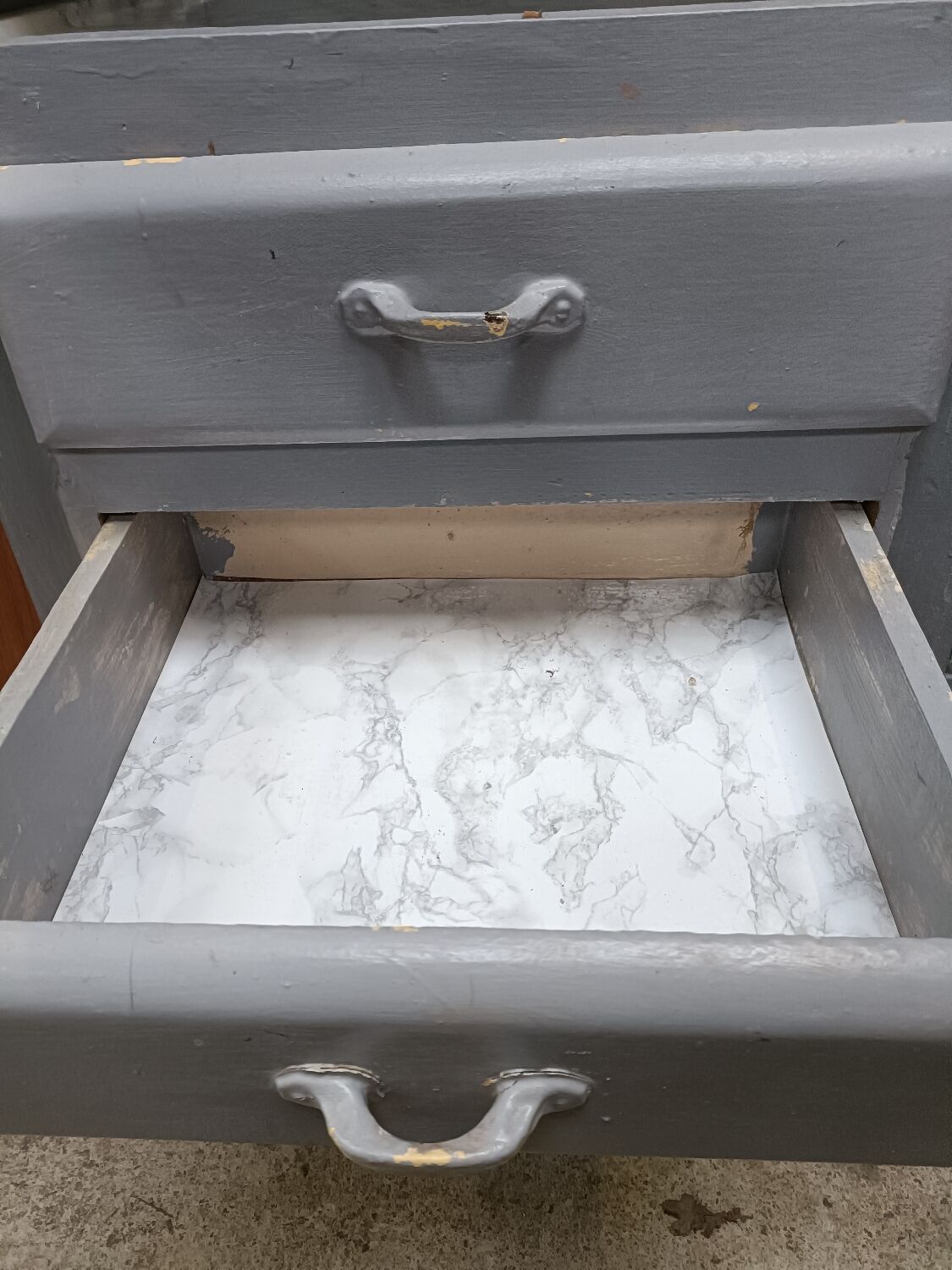Armoire parisienne grise années 50
