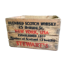 Vintage wooden case whisky USA Stewart - vintage wooden Crates w Ad