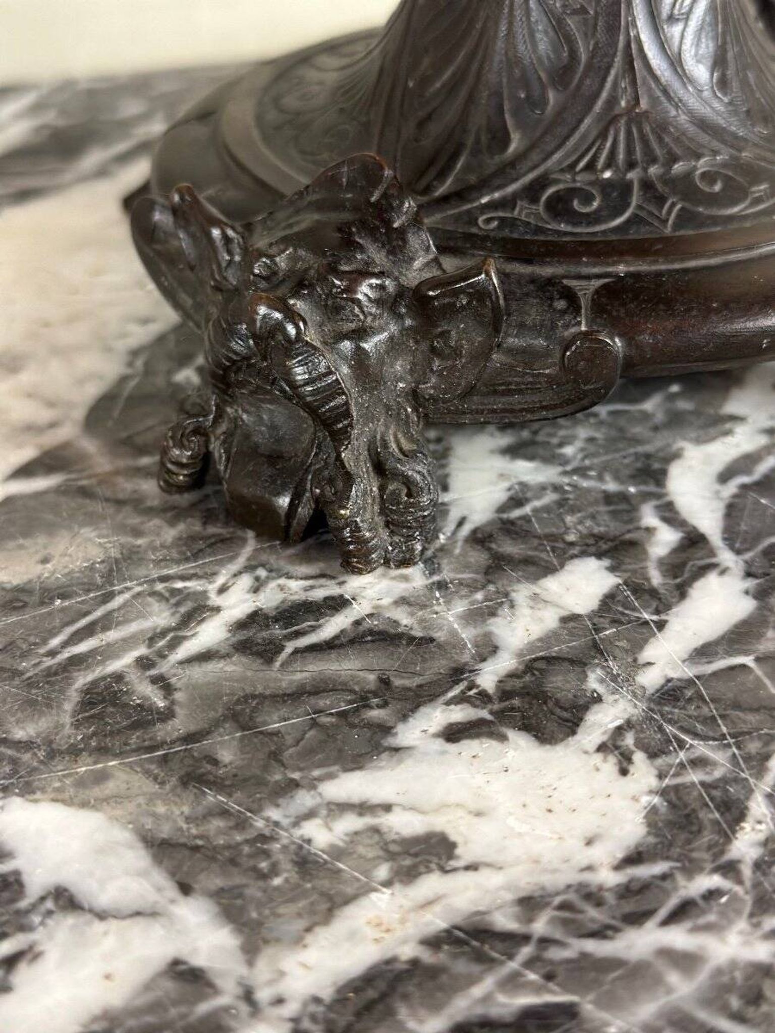 Bronze vase in the antique style, France circa 1880.