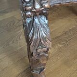 old carved office desk chair